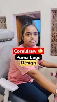 Puma Logo design in Coreldraw 🔥 #coreldraw #drawing #coreldrawtutorial #youtubeshorts