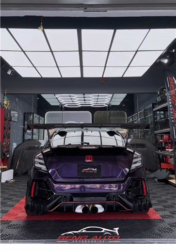 Honda Civic FK8 Type R Carbon GT Wing Installation