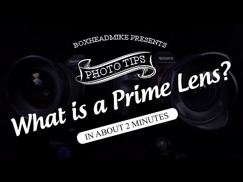 What is a prime lens?