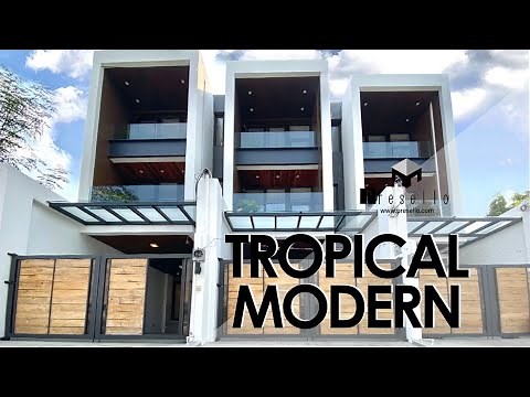 House Tour 115 | Tropical Modern | Stunning upmarket Townhouse for Sale in Quezon City