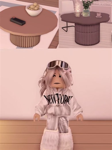 Table Tutorial! . Btw what's your opinion on the editing style? Started editing on PC & some feedback would be appreciated! 🫶🏻 . #roblox #adoptme #tut #house #idea