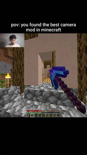 when you found the best camera mod in minecraft