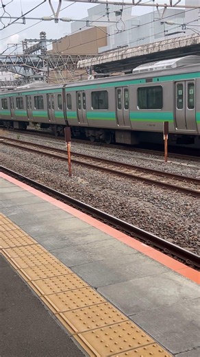 我孫子駅。231系到着 #鉄道 #我孫子