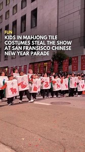 12K views · 3K reactions | At the recent San Francisco Chinese New Year Parade, students from Garfield Elementary School stole the show dressed as mahjong tiles. ️ According to ABC News, the school’s participation has been a cherished tradition for over a decade. Follow @saysdotcom for more fun stories! : @abc7newsbayarea #SAYScomel | SAYS | Facebook