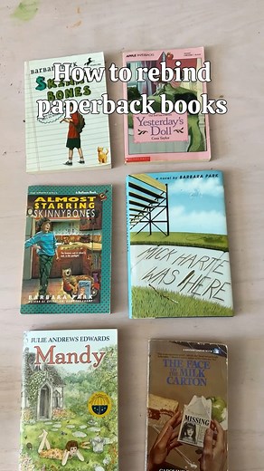 6.9K views · 115 reactions | How to rebind books | At Home with Ashley | Facebook