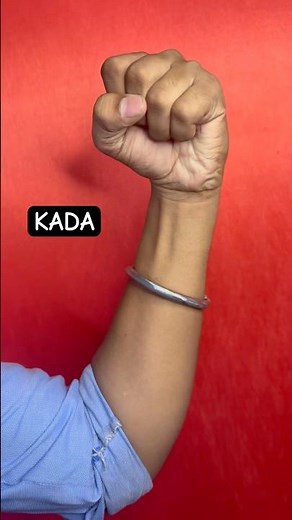 Making kada | punjabi kada #art #diy #shortvideo #craft #viralvideo #punjabi
