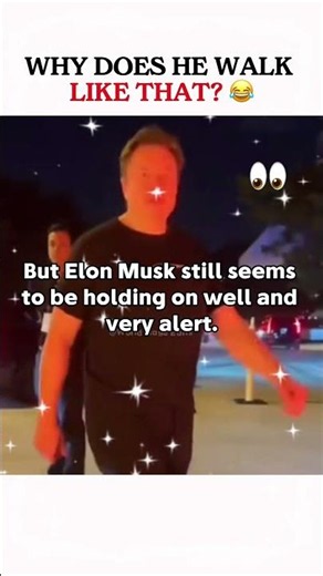 The Elon Musk walk 😂💀 #elonmusk