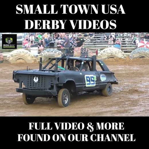 99jr Jason Walker 1960s Big Chrysler Imperial Demo Derby Car Iron City Nationals Demolition Derby