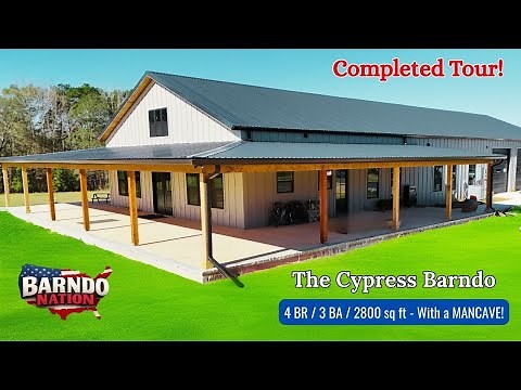 Custom Barndominium Home Tour | 4 BR | 3 BA | Man Cave | The Cypress