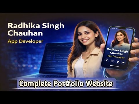 I Built a Complete Portfolio Website Using HTML, CSS, JavaScript & AI | Modern Developer Portfolio