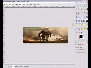 How to make a banner on GIMP Tutorial (Easy)