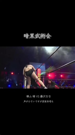 #藤沢なな #もんじょり #横山緑 #暗黒武術会 #格闘技 すごい