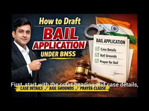 Bail Application Drafting in BNSS- Online Course