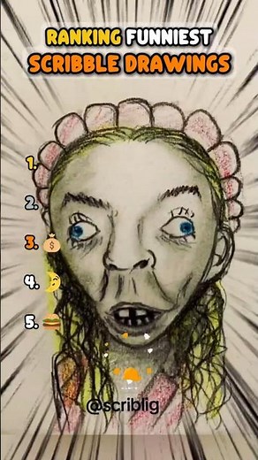 Ranking Funniest Scribble Drawings