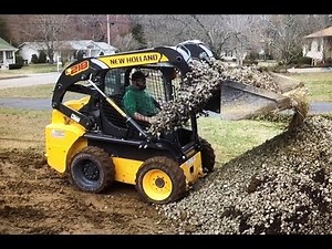 NEW HOLLAND L218 SKID STEER CRASH!!!