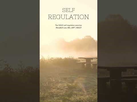 Self regulation — a guided exercise