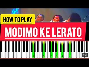 How to play || Modimo ke Lerato - Joyous Celebration || 🎹