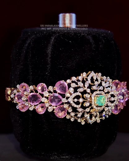 25K views · 213 reactions | ✨A spark of elegance on your wrist✨ Elegant Bracelet studded with natural diamonds Excellent finishing at best price always. For customised online, instant live view, whatsapp video call us on 990 990 3063 or 812 578 2411 www.mljgold.co.in #srimahalaxmigemsandjewellers #mljgold #diamondbracelet #naturaldiamond #studdeddiamond #ElegantLook | Sri Mahalaxmi Gems and Jewellers | Facebook