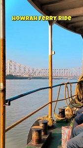 Howrah Ferry ride 🚢.. #howrah #howrahferry #kolkata #kolkatatour