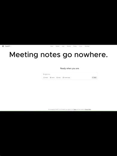 Meeting notes usually get forgotten. This AI workflow turns notes into clear action items in seconds. Free AI blueprint — link in bio.# automation #productivity #workhacks #aitools #EfficioLab #WorkSmarter