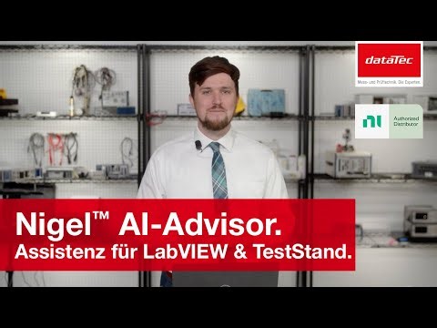 Der NI Nigel AI-Advisor | Assistenz für LabVIEW & TestStand.