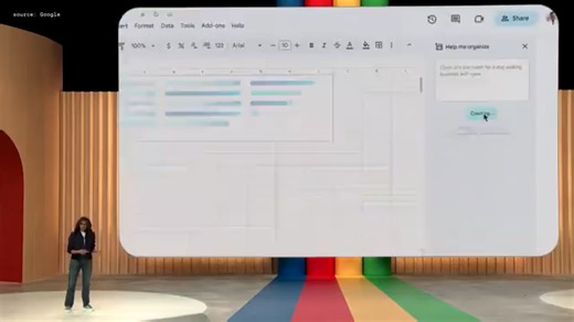 workspaces集成了gmail，谷歌docs，slides基本对标office全家桶，智能搜索创建表格模板，不需要手写函数了。