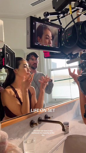 A day on set shooting a TV commercial 🎬 This was such an incredible day shooting @Swisse Beauty first ever TV Ad! #setlife #ditl #bts #swissebeauty