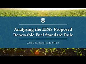 Analyzing the EPA’s Proposed Renewable Fuel Standard Rule
