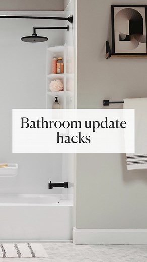 3.7K views · 20 reactions | Bring new life to your bathroom without breaking the bank! Check out these creative yet cost-effective ideas to give your bathroom a little facelift ✨ | Bath Fitter | Facebook