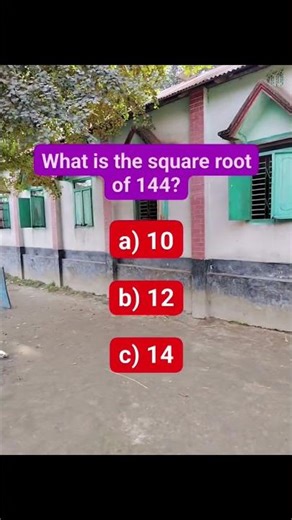 What is the square root of 144? (part 563) #brainteasers #search #find #puzzle