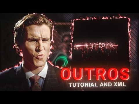 How to Make AE-Like Outro in Alight Motion 🔥| Full Guide