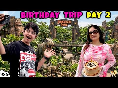 BIRTHDAY TRIP | Ep 886 | Day 2 Travel Vlog Singapore | Aayu and Pihu Show