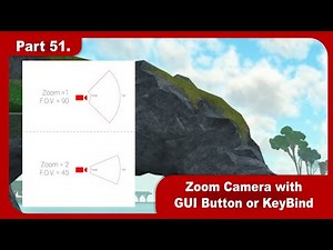 Roblox Studio Tutorials - Part 51. - Zoom Camera with GUI Button or KeyBind