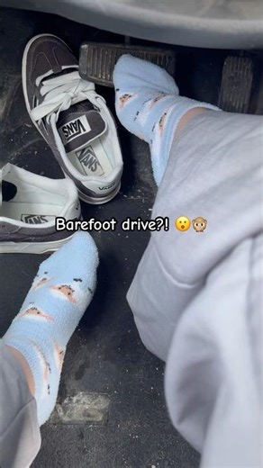 No Shoes, Just Fuzzy Socks 🧦 | Driving POV #shorts #minivlog #driving #pov #povshort