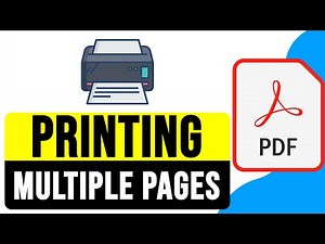 How to PRINTING MULTIPLE PAGES Per Sheet in PDFs 2025 | PDF Layout Guide