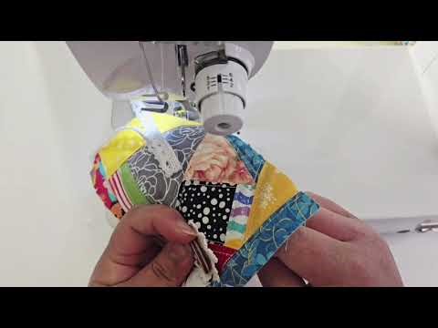 MAKE A SCRAPPY PATCHWORK NEEDLE BOOK SEWING TUTORIAL - SCRAP PILE EDITION MY DIY SEWING CRAFTS