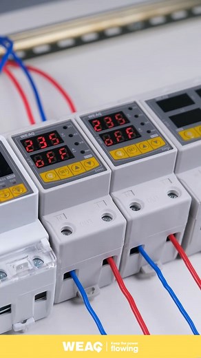 3.7K views · 23 reactions | Explore the Different Models of Power Voltage Protector: Including WiFi-Connected and 2P/4P Options. | Génie Électromécanique | Facebook