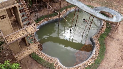 They built around an underground pool - then it got out of control