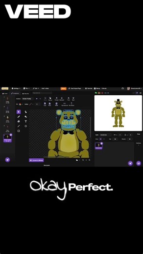 I tried to remodel Golden Freddy in SCRATCH #fnaf