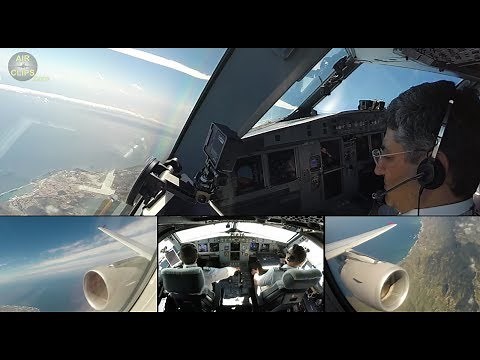 World's BEST Airbus A320 ULTIMATE COCKPIT MOVIE! Kassel-Tenerife! [AirClips full flight series]