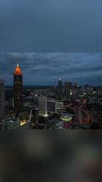 Atlanta's Epic Night Lights: Skyscrapers & Highway Hustle! #shorts