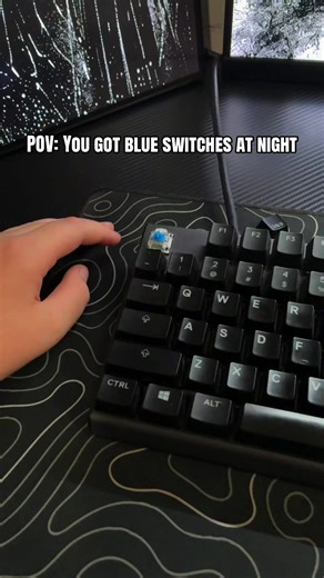 The Loudness of Blue Switch Keyboards