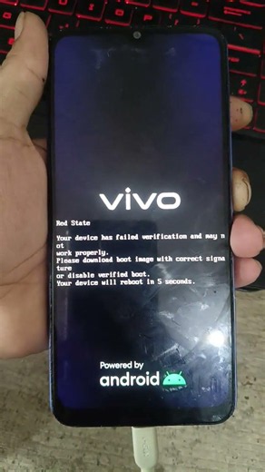 Vivo Y02 Restart2 ada tampilan Red State 🫩