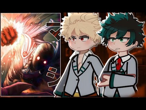 Boku No Hero React to Saitama || One Punch-Man || - Gacha React 🇺🇸/🇧🇷