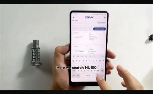 How to Get Key Bittings from HU100 Door Lock and Cut Key with 2M2 Tank 2 Pro-https://miniobd.com/products/wholesale-2m2-tank-2-pro-key-cutting-machine-1 | Camila Huang | Facebook