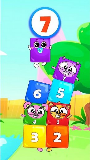 Numbers cubes for kids 🔢 Fun game learning 🐨 Kids songs and nursery rhymes #learning #forkids