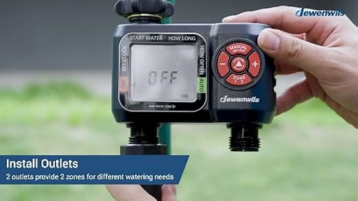 DEWENWILS Sprinkler Timer 2 Zone