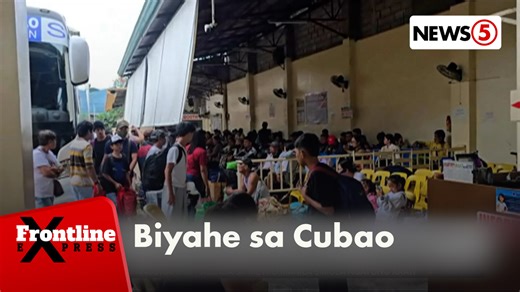 #FrontlineExpress | Dumaragsa na rin ang mga Kapatid nating babalik sa Maynila at uuwi sa probinsya sa mga terminal ng bus sa Cubao. | via #MOJO Aime Atienza For more videos, visit us at www.news5.com.ph | News5