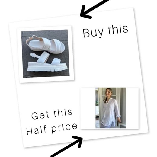 Buy any 2 full priced items Get the 2nd item half price🔥 IN-STORE ONLINE | Coco Shoes