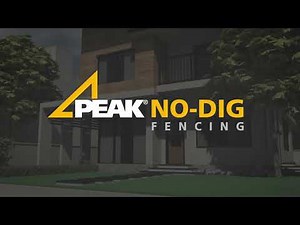 Peak No Dig Fencing in 3 Easy Steps